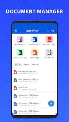 Word Office - Docx reader android App screenshot 1